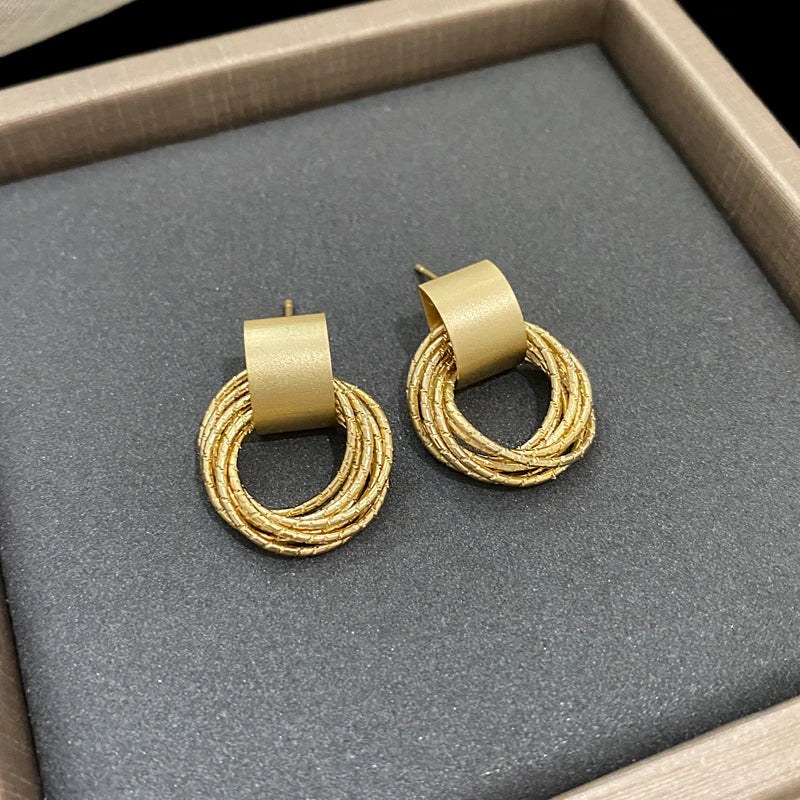 Metal Dangle Earrings