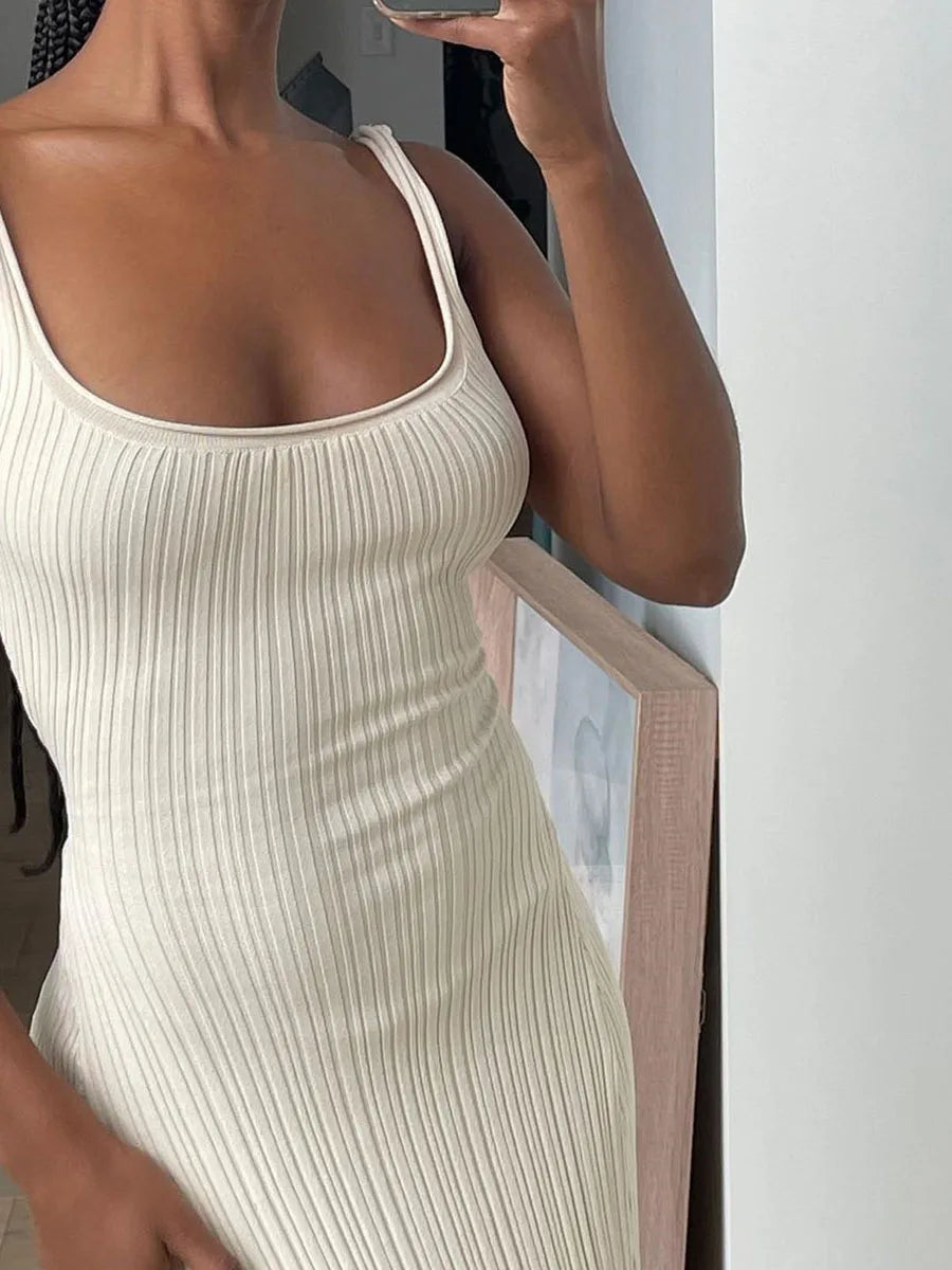 Women Knit Tank Dress
