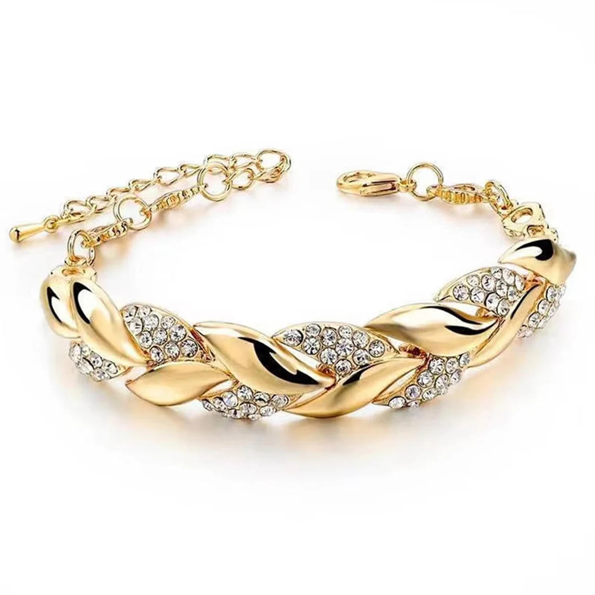 Hip Hop Leaf Bracelet