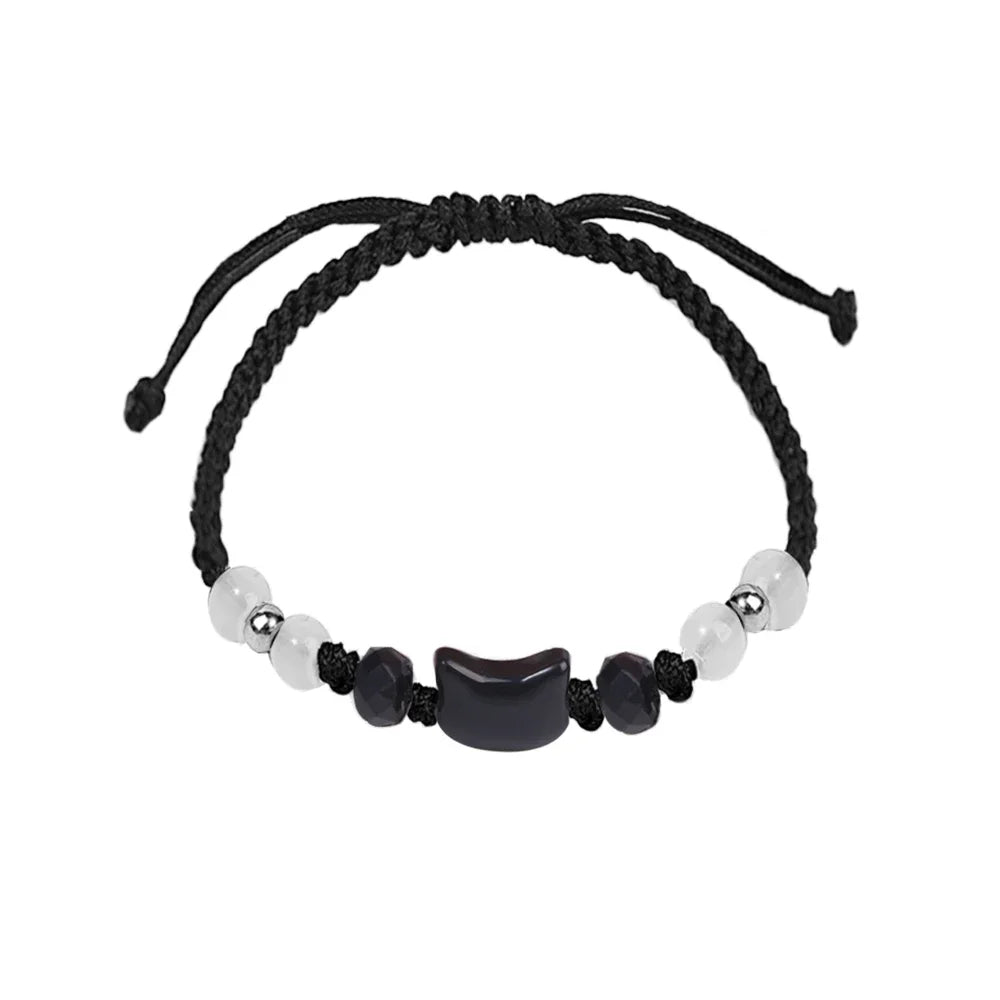 Moonstone Obsidian Bracelets