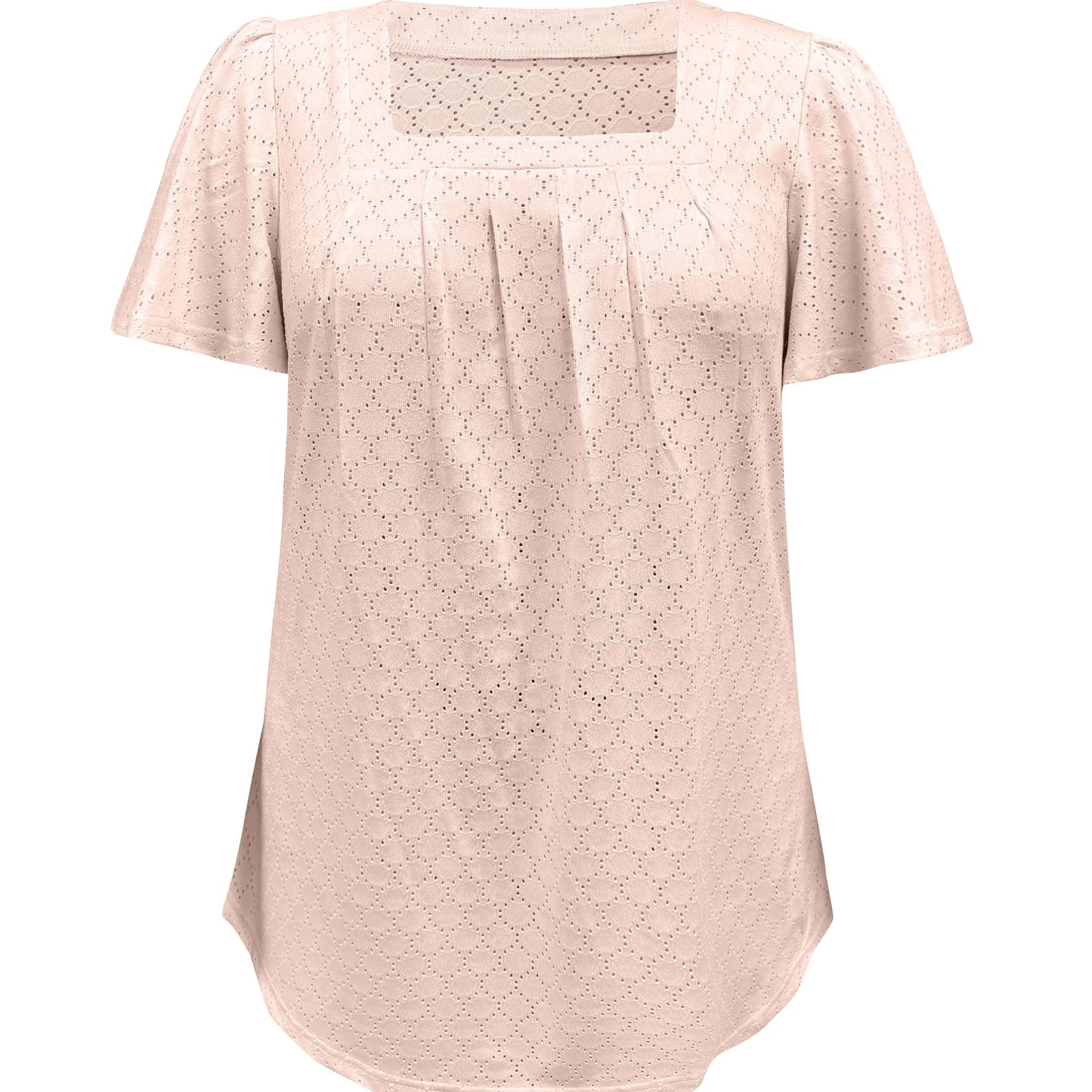 Plus size  elegant hollow tops