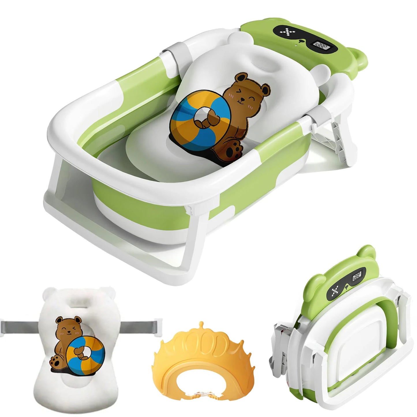 Baby Bath Tub with Bath Cushion