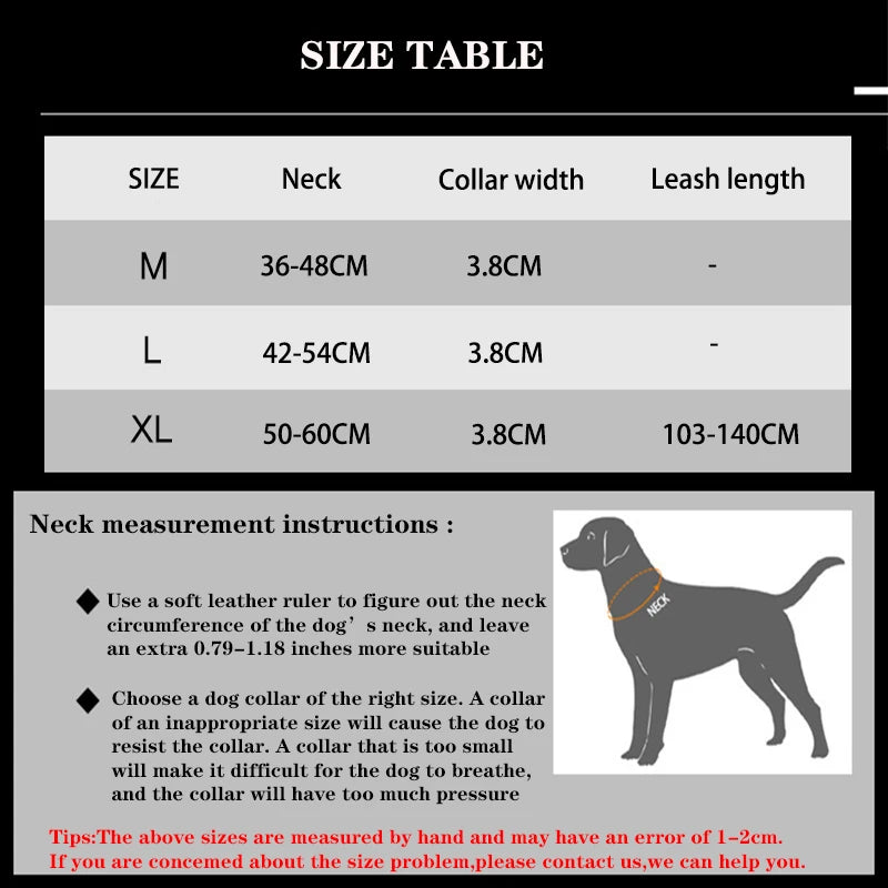 Pet Dog Collar Leash Set