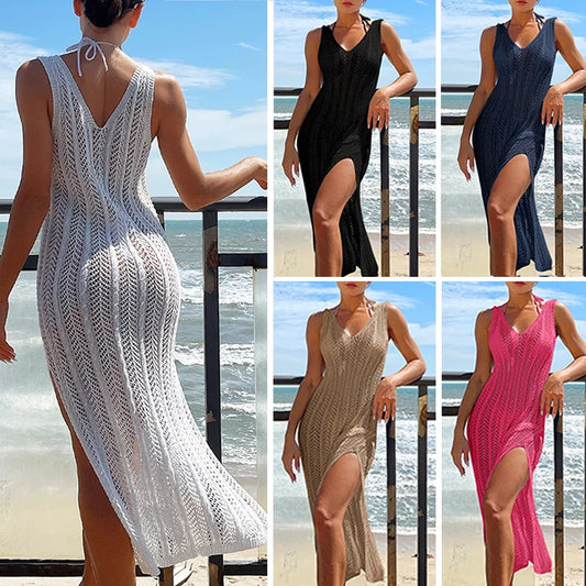 Sleeveless Sexy Beach Cover Up