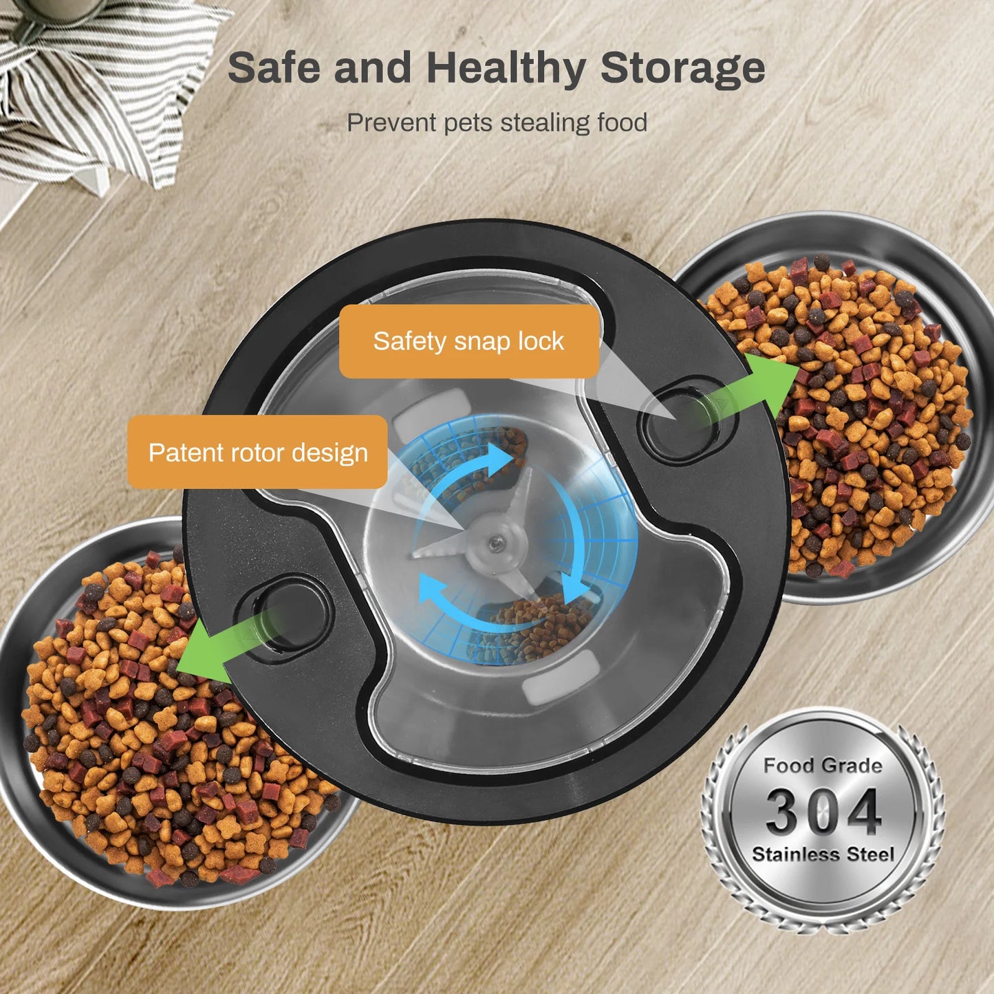 4.5L Button WiFi   Cat Feeder