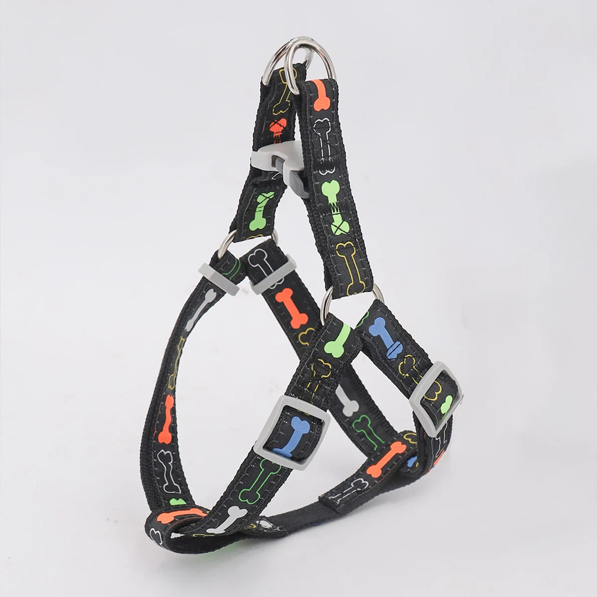 Bone tripod pet dog harness