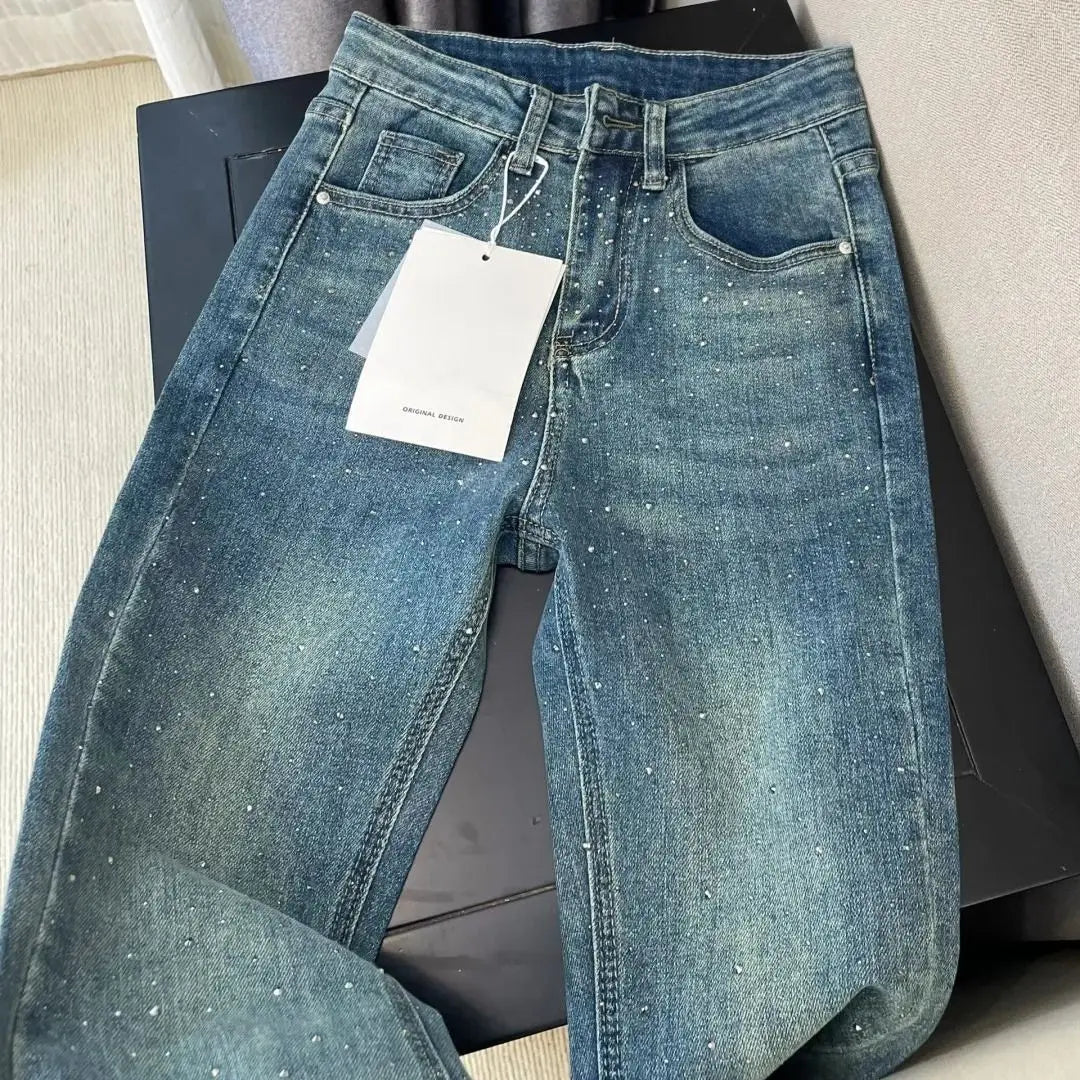 Wide-leg Mopping Pants