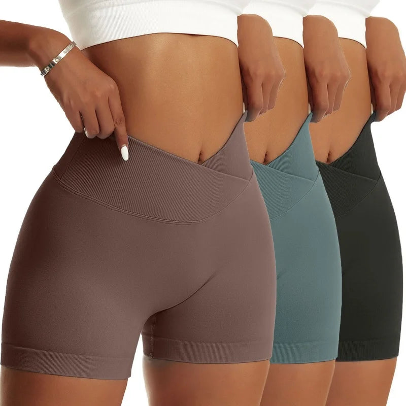 High Waist Yoga   Shorts