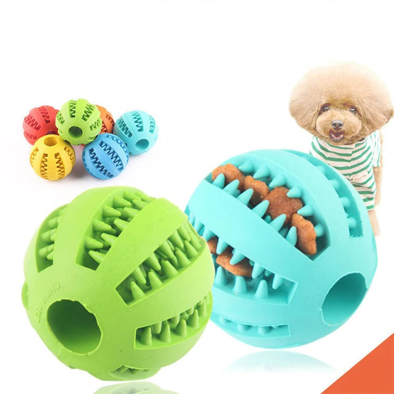 Pet leaking ball toys