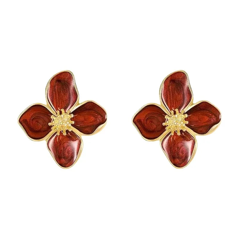 Trendy Flower Earrings