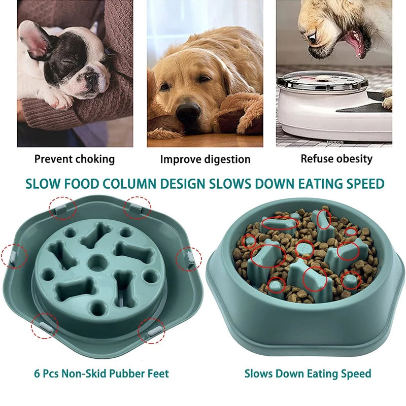 Anti-choking Puppy Food Bowl