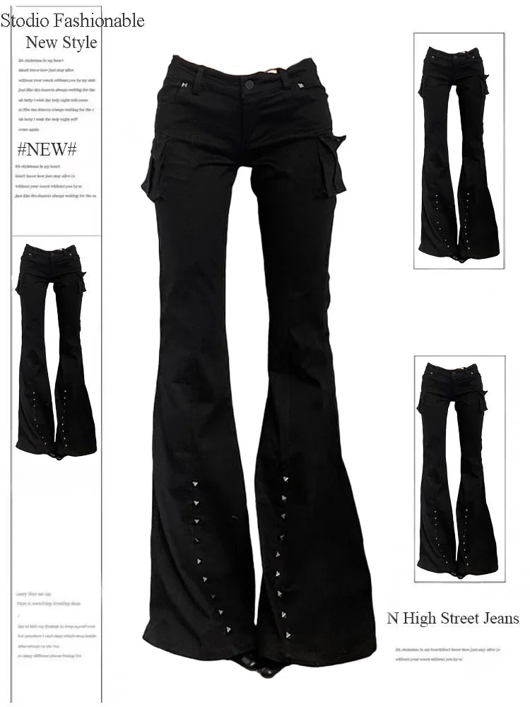 Women's Dark  Flare Pants
