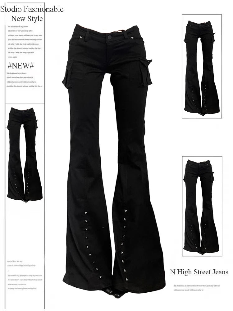 Women's Dark  Flare Pants