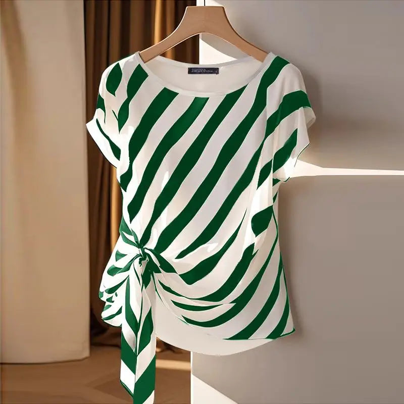 Fashion Short Sleeve Blouse