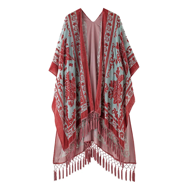Fashion  long  beach cover-up