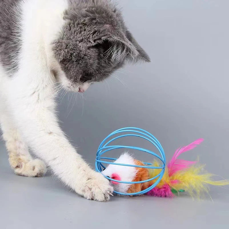 Hot cage rat happy cat toy