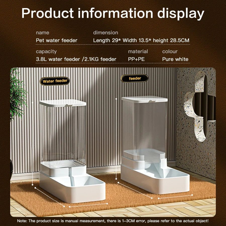 Pet Feeder and Water Dispenser