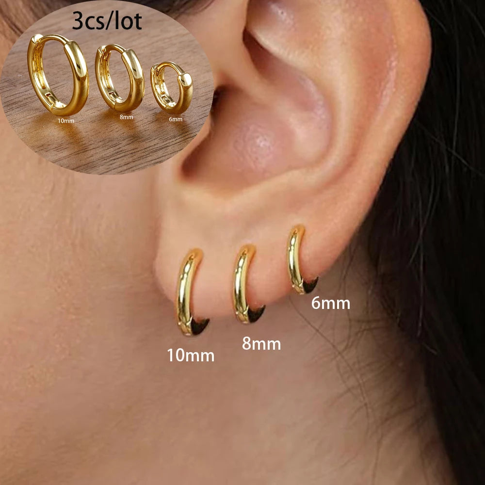 Round Star Drop Earrings