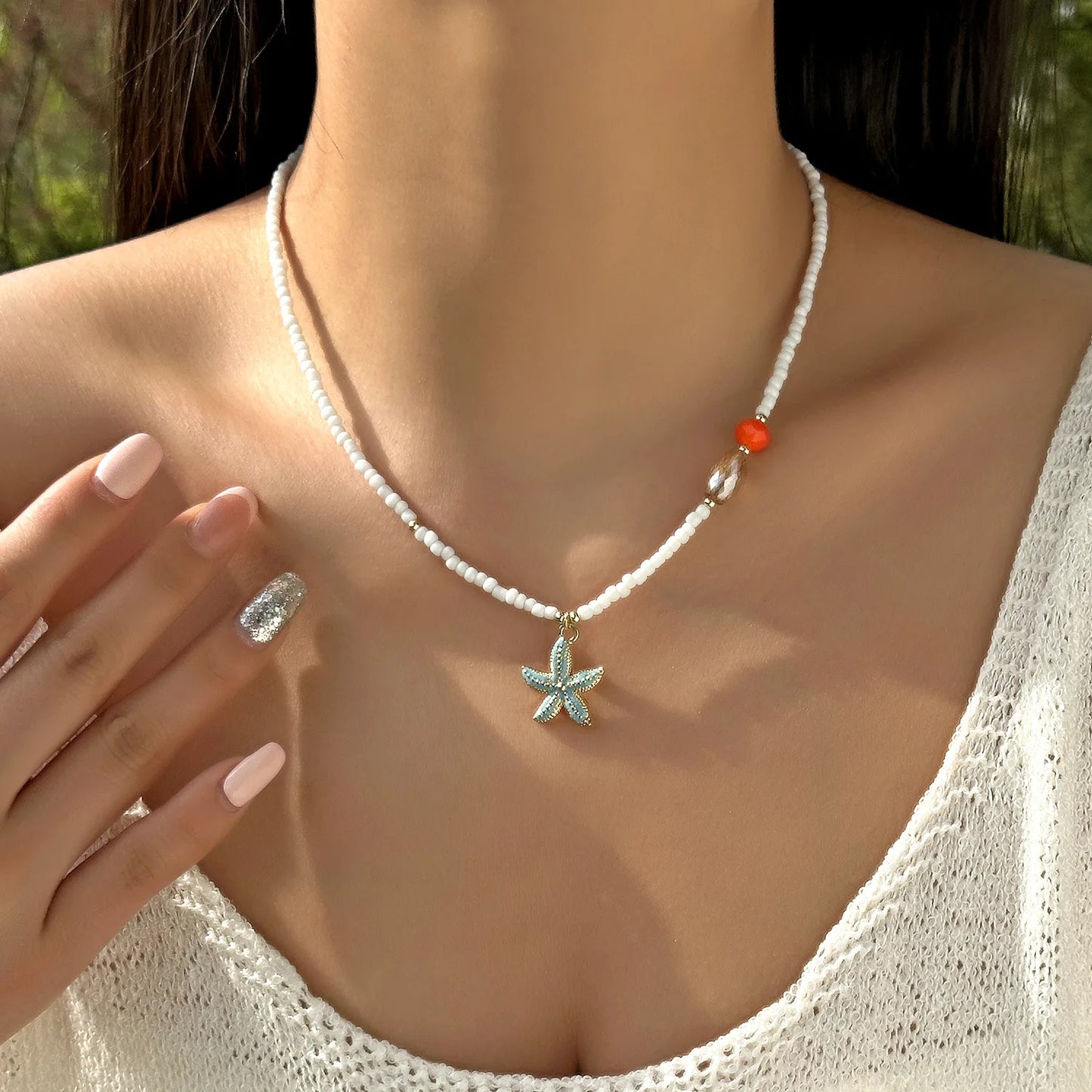 Starfish Pendant Necklace