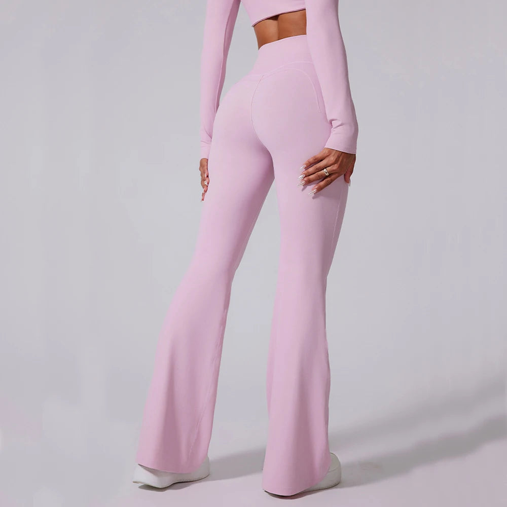 High Waist Flared Leggings