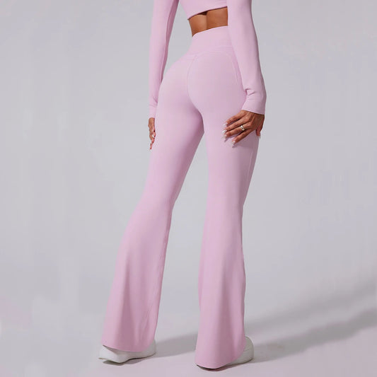 High Waist Flared Leggings