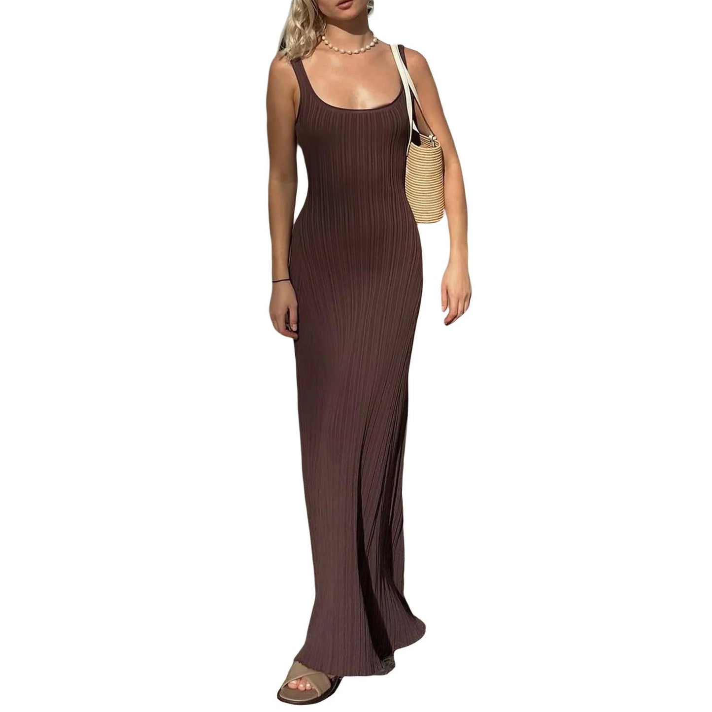 Women Knit Tank Dress