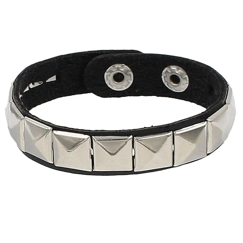 PU Leather Studded Bracelet