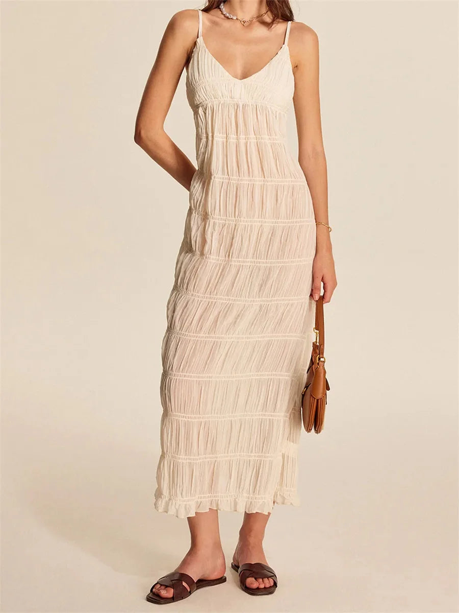 Elegant Floral Print Maxi Dress