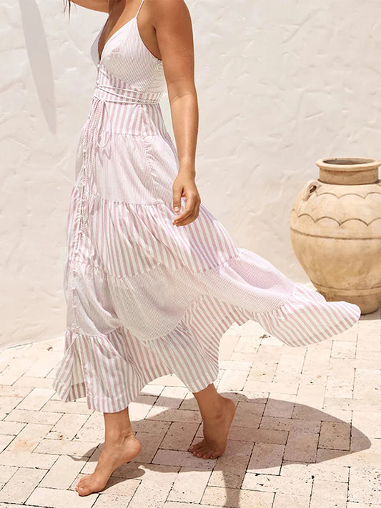 Elegant  Off-Shoulder Maxi Dress