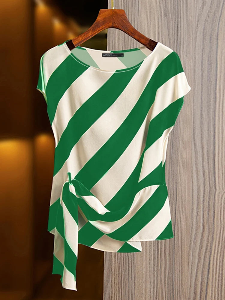 Fashion Short Sleeve Blouse