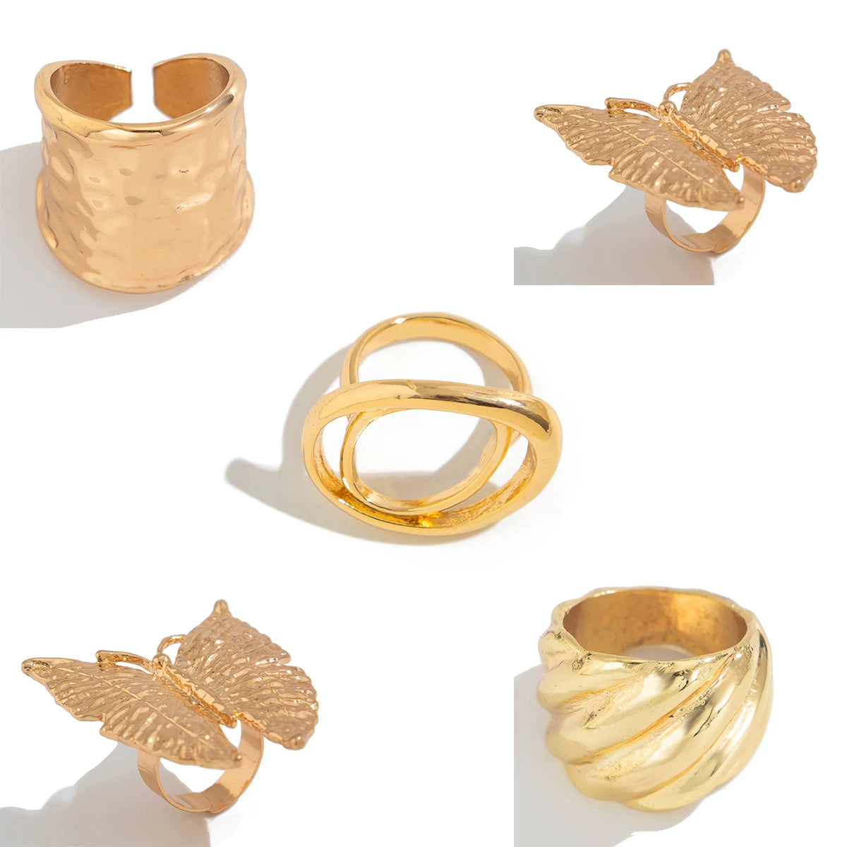 Butterfly Flowers Ring