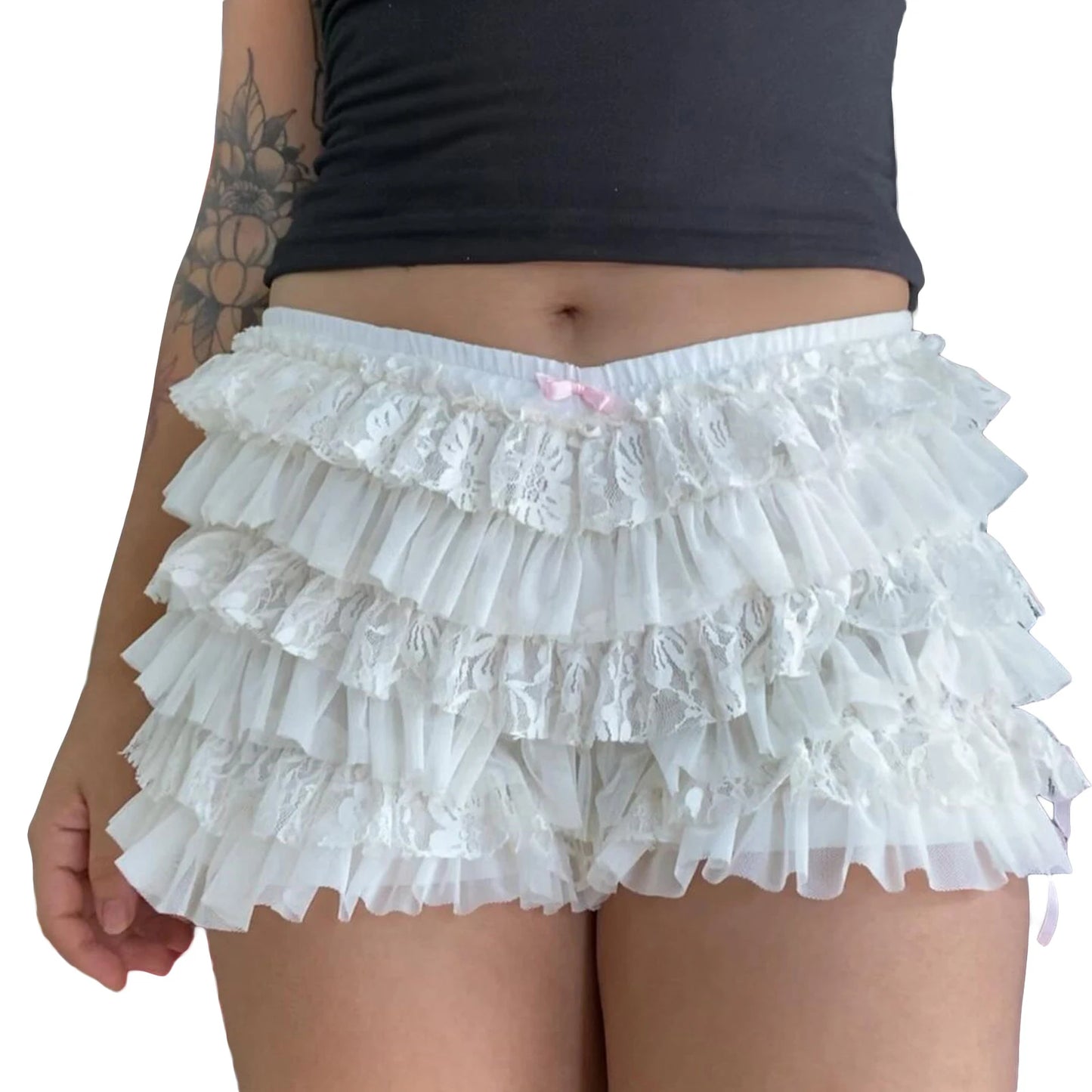 Women's Floral Lace Skorts