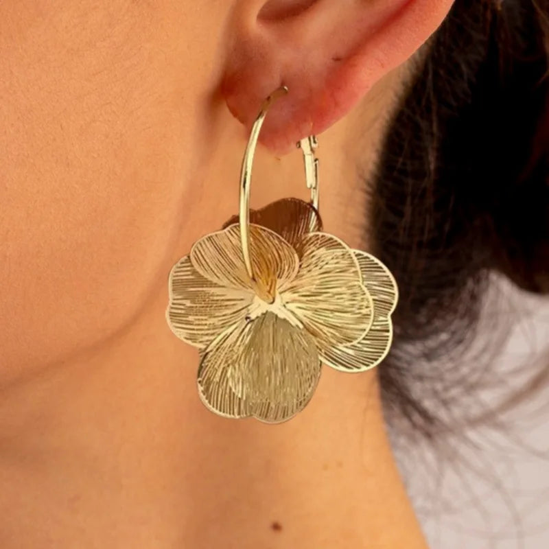 Double-Layer  Hoop Earring
