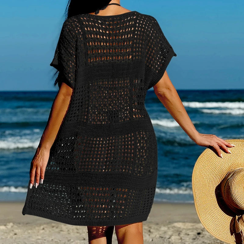 Sexy Hollow Out Beach   Cover-Ups