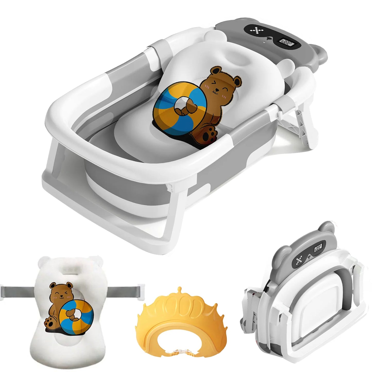 Baby Bath Tub with Bath Cushion