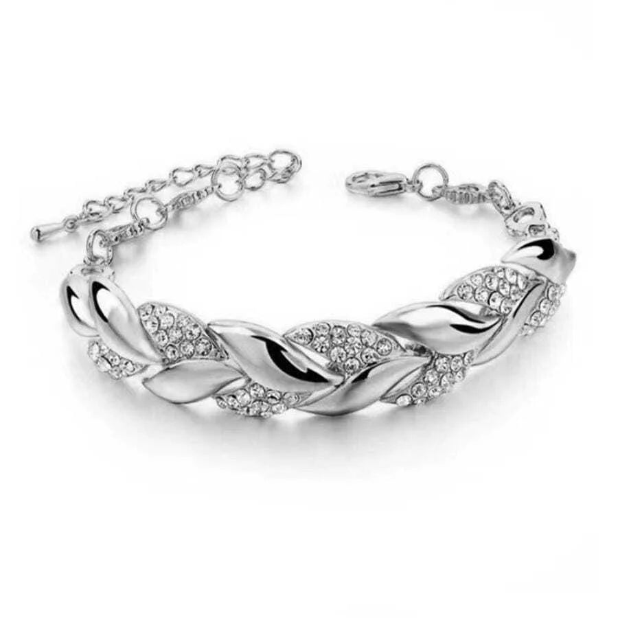 Hip Hop Leaf Bracelet