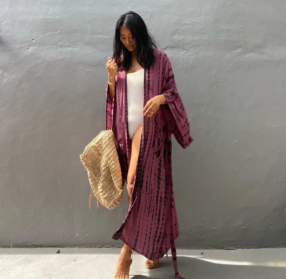 Long   Swimsuit Cover up