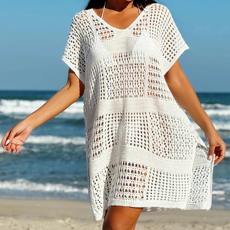 Sexy Hollow Out Beach   Cover-Ups