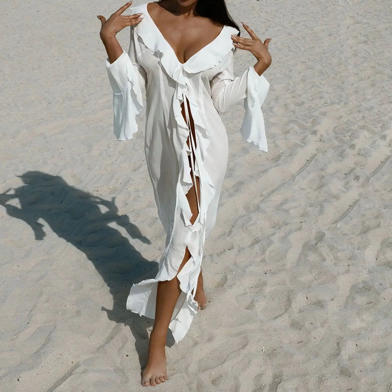 Chiffon Tunic Beach Cover Up