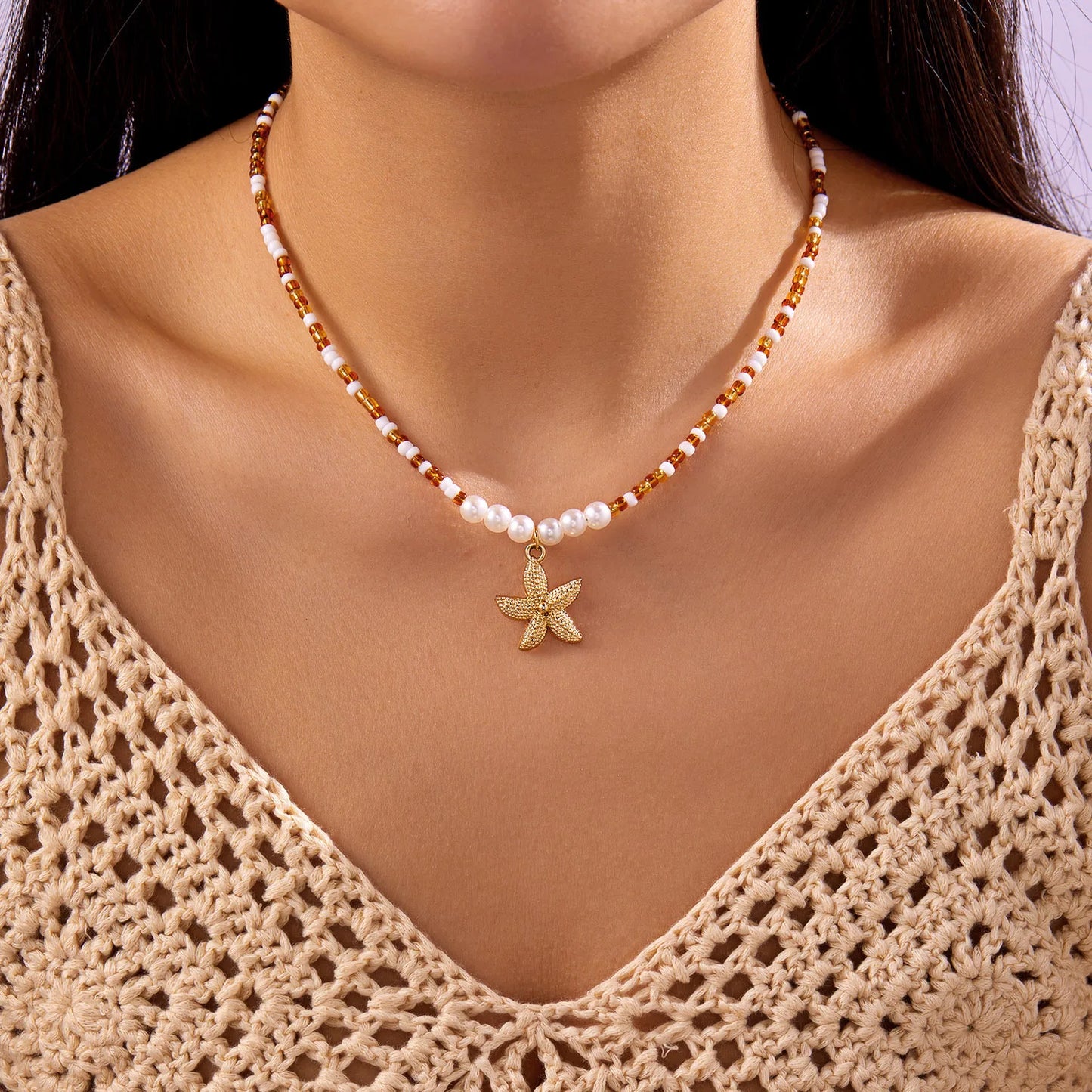 Starfish Pendant Necklace