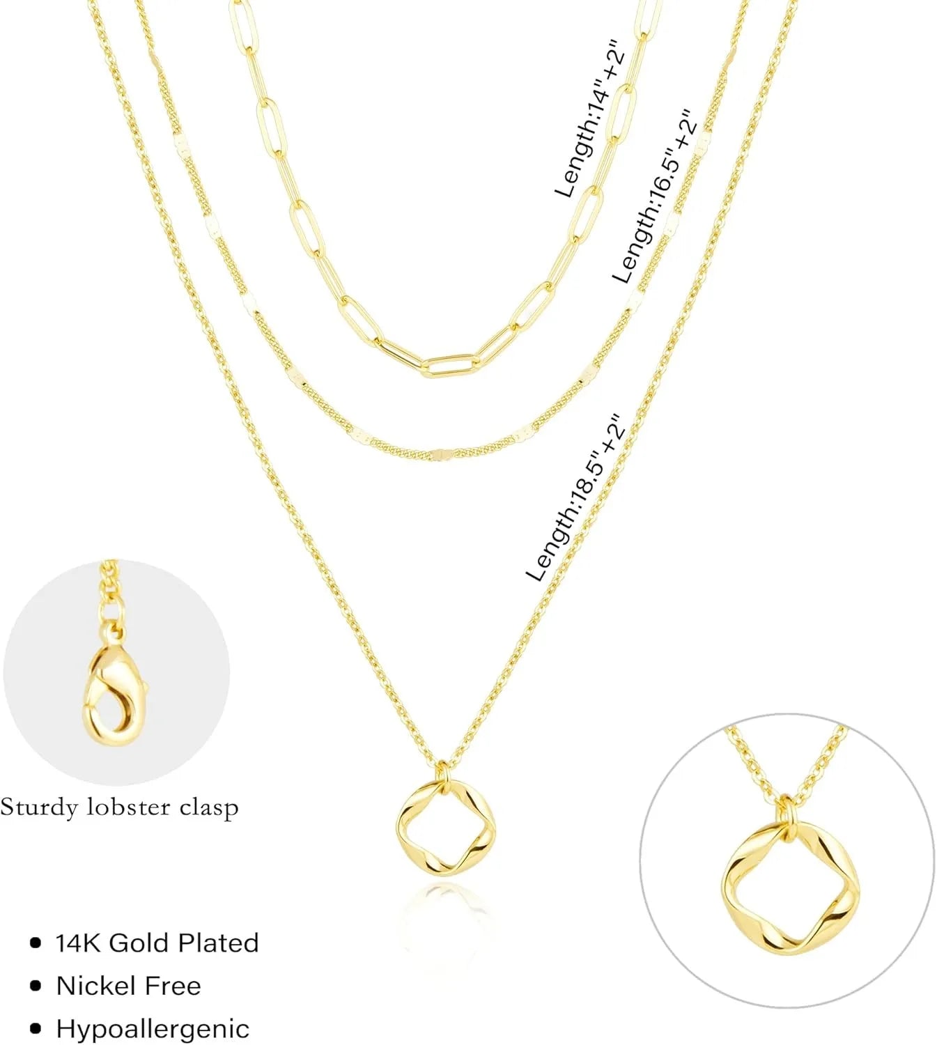 Layered Gold Necklaces