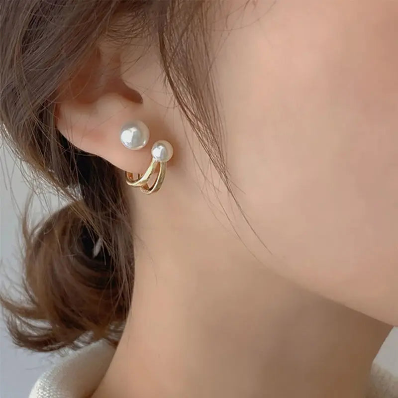 Pearl Stud Earrings