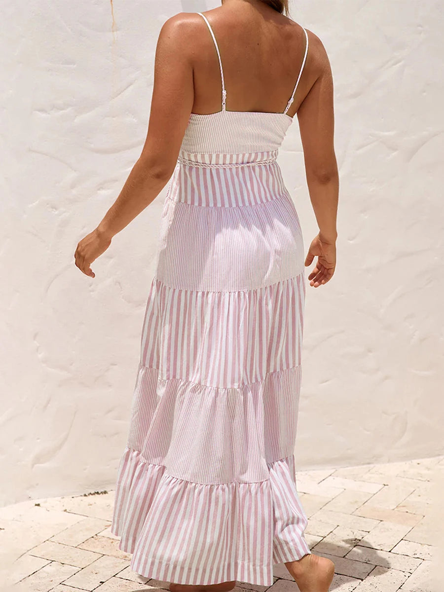 Elegant  Off-Shoulder Maxi Dress