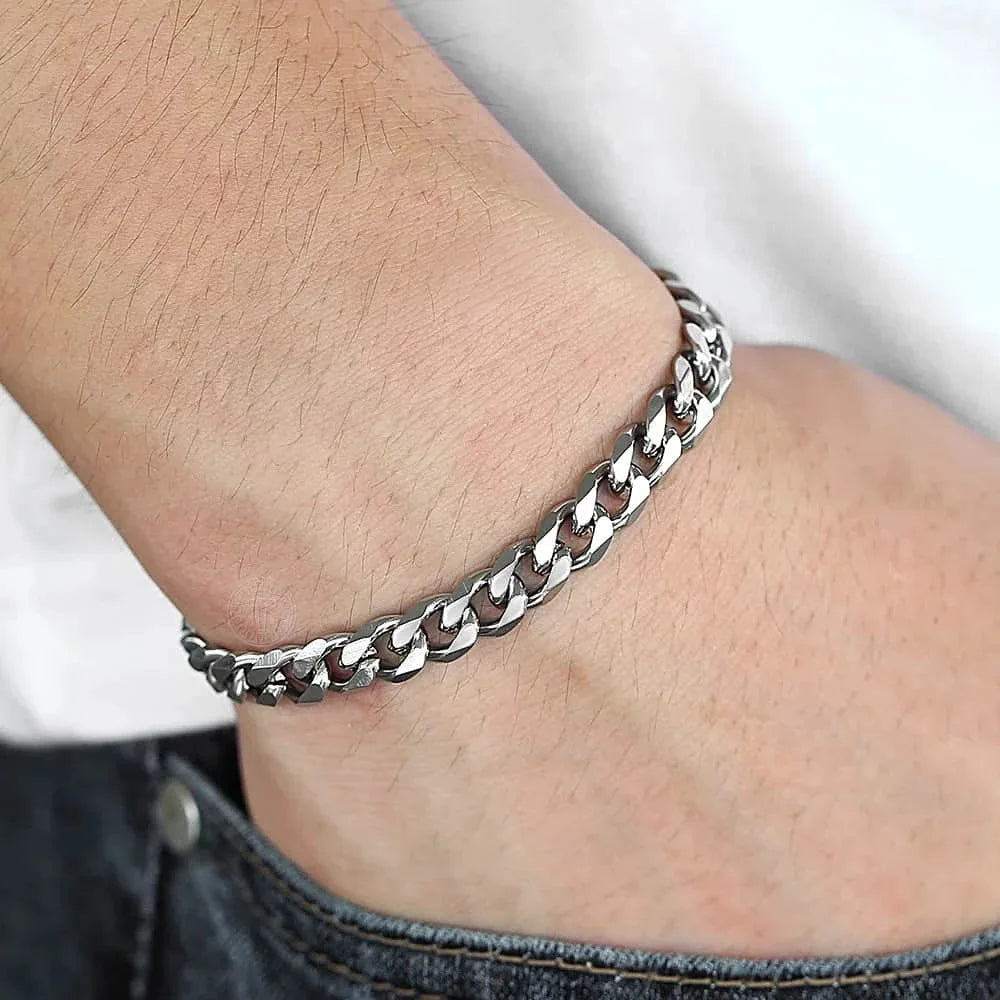 Trendy Cuban Chain Men Bracelet