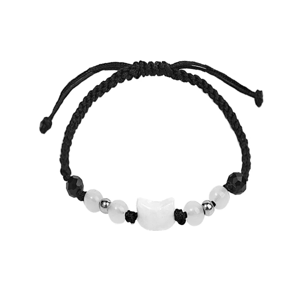 Moonstone Obsidian Bracelets