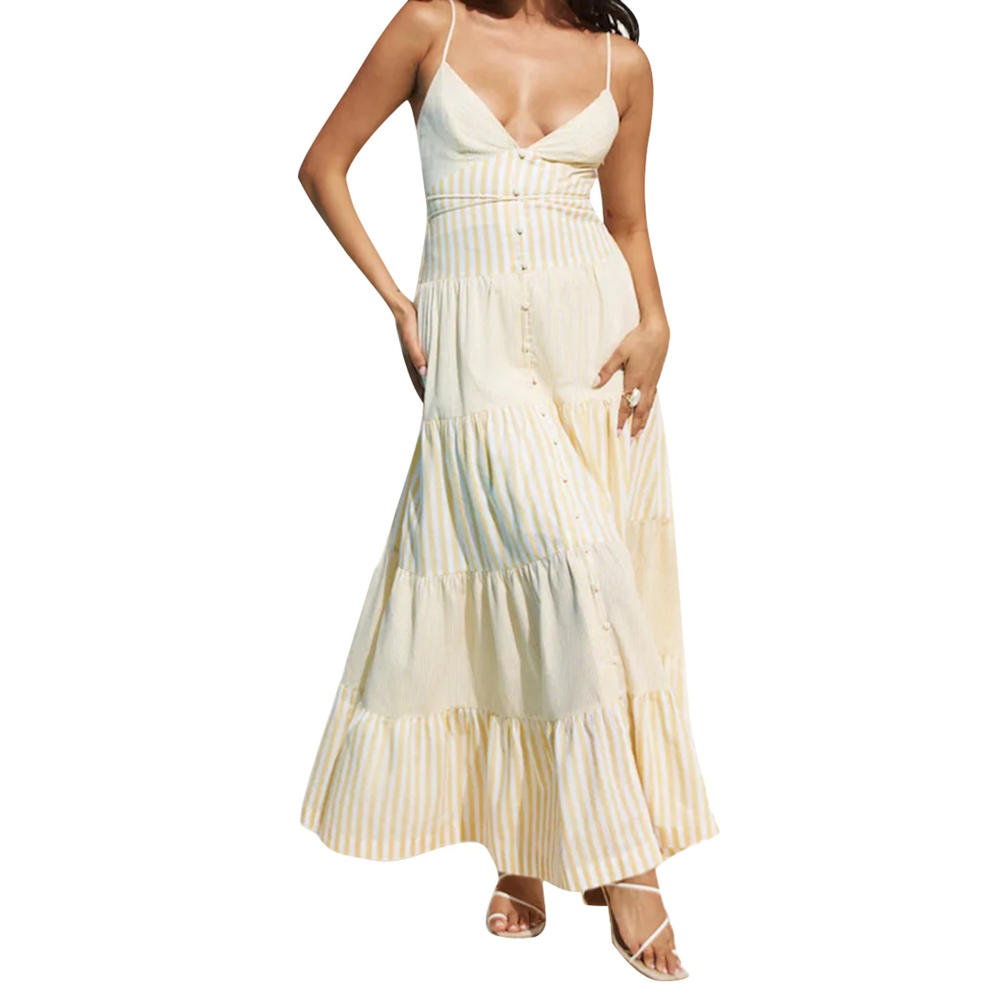 Elegant  Off-Shoulder Maxi Dress