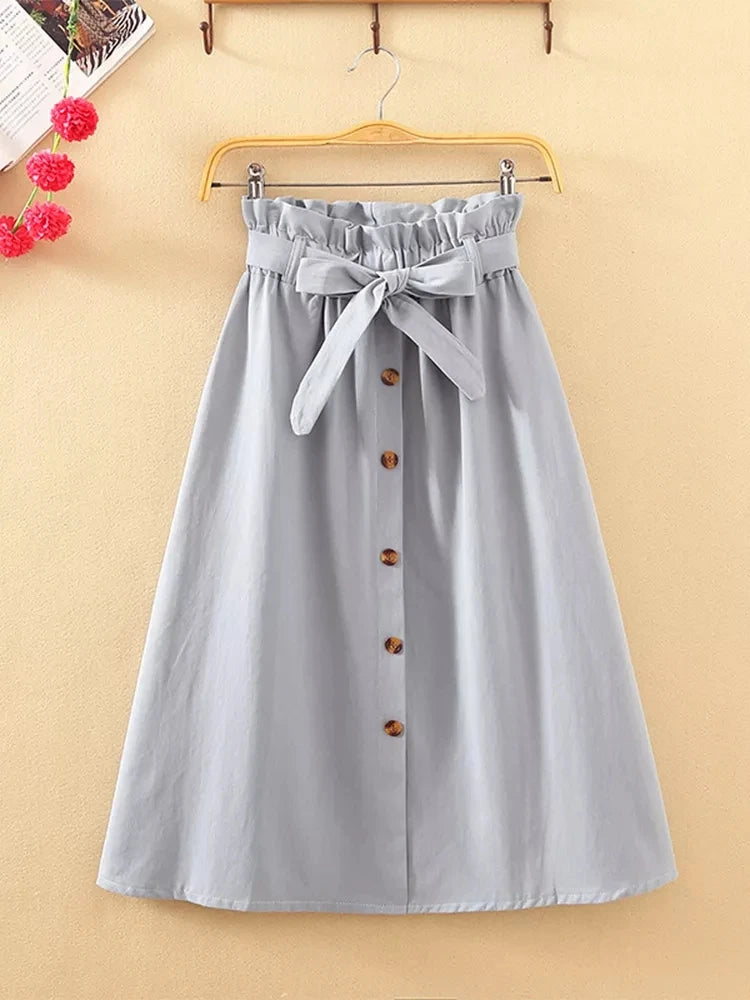Elegant  High Waist Skirt
