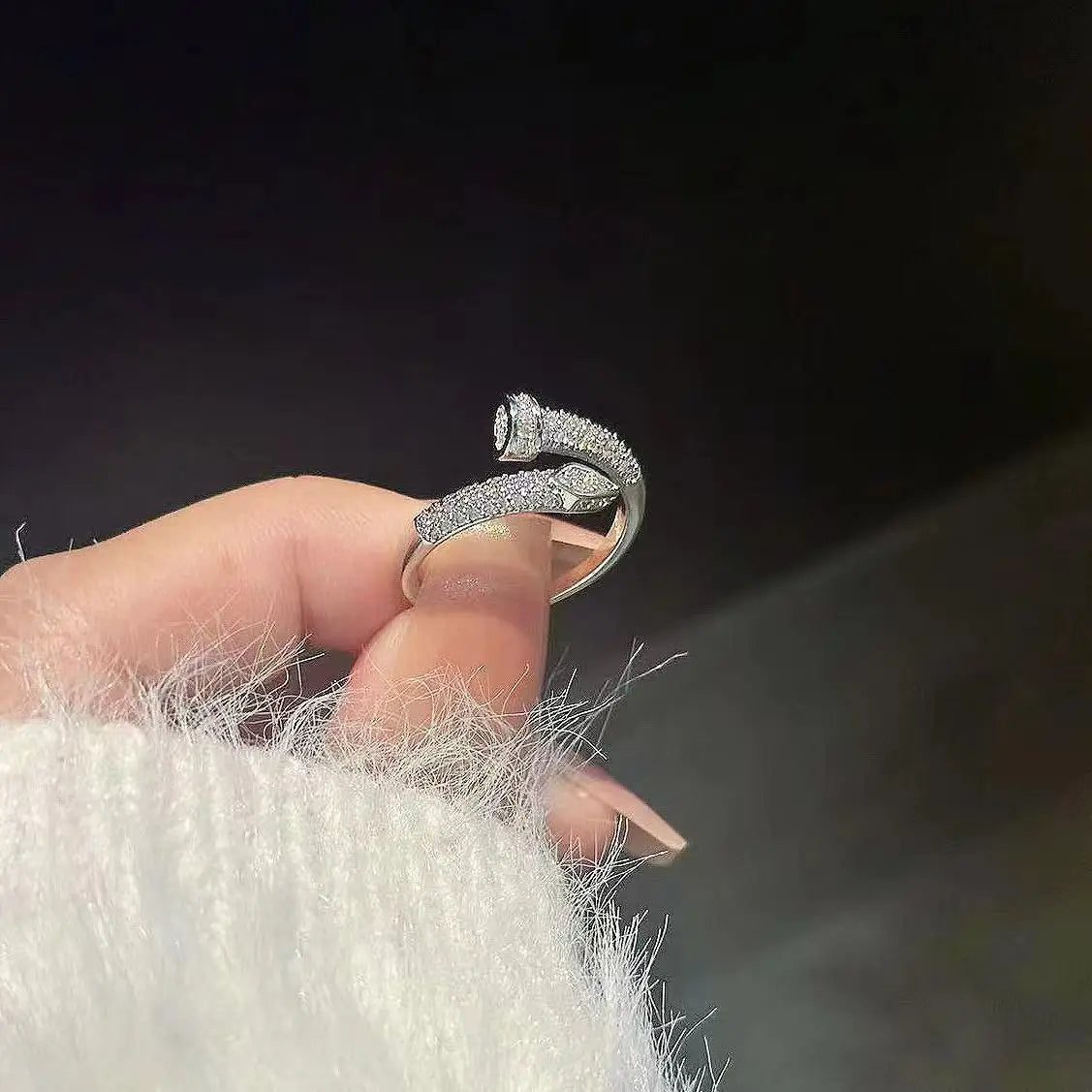 Hiphop Style Open Ring