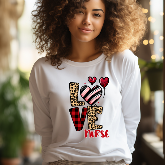 Love Crewneck Pullover Sweatshirt