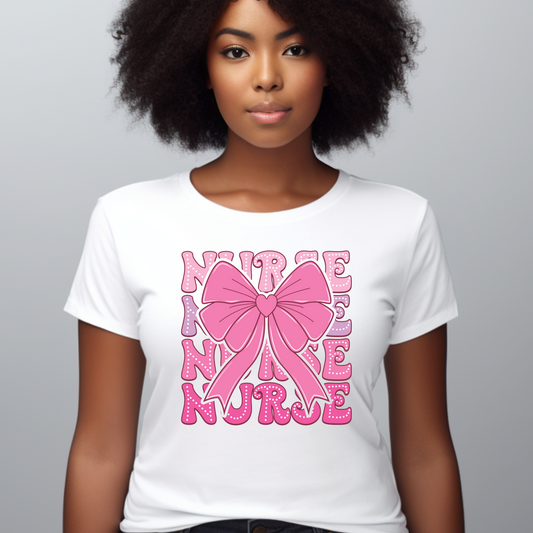 Nurse Bow T-Shirt